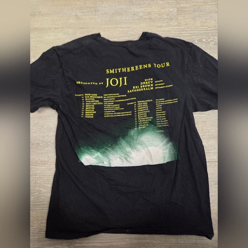 Joji Smithereens Tour T-Shirt, No Size Tag, Fits Ladies Medium/Mens Small